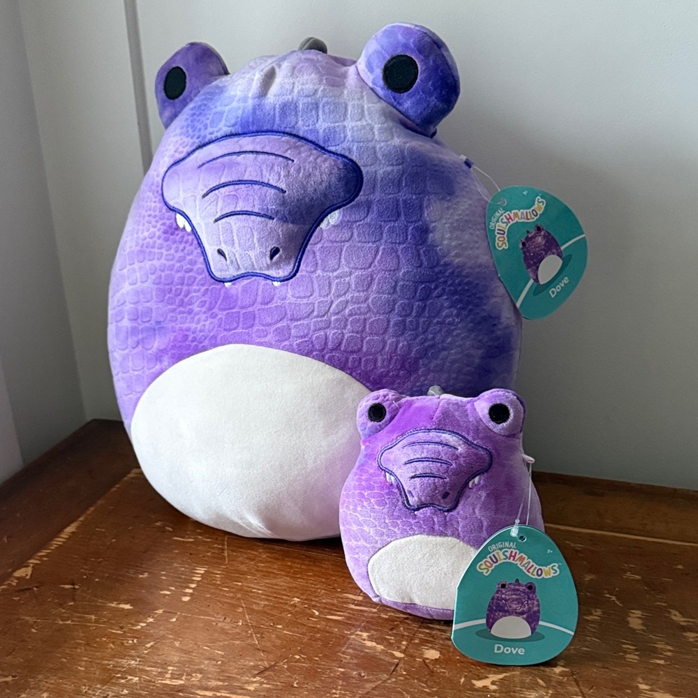 Squishmallows Purple Dove Plush Duo